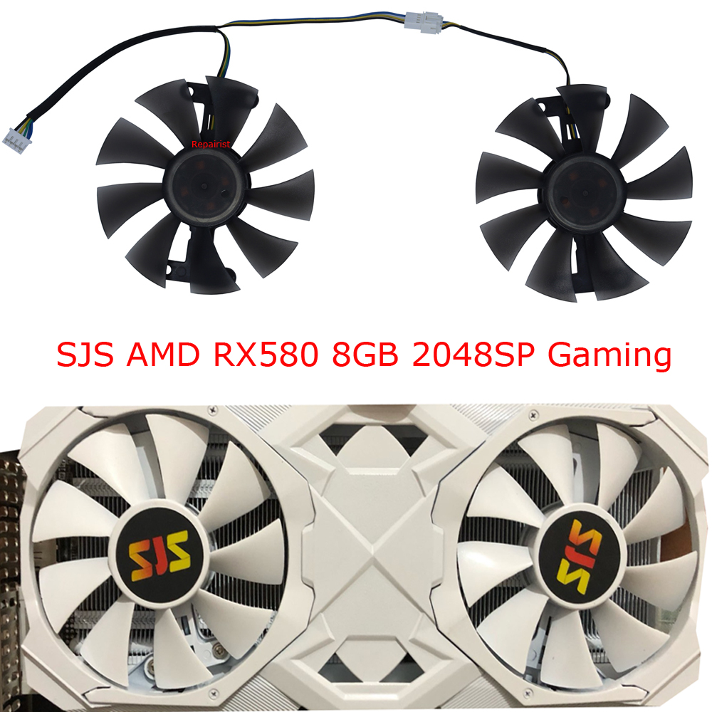 2 ピース/セット、GA91S2H、ビデオカードファン、直径 - Rx 580 8Gb 2048Sp Gpu のレビューと価格